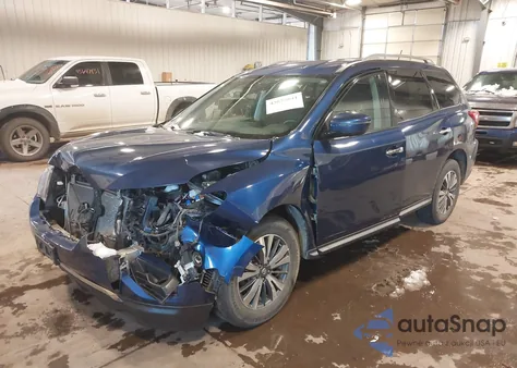 2017 Nissan Pathfinder S из США, поврежденный, VIN 5N1DR2MMXHC635023